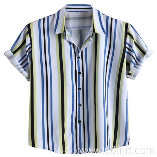 Mens striped casual shirt